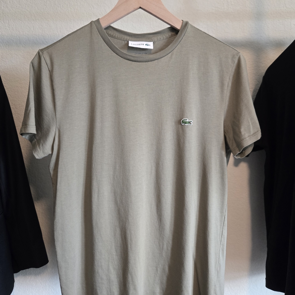Lacoste Men's Olive Green T-Shirt